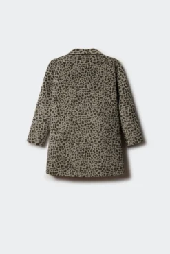 Abrigo animal print niña