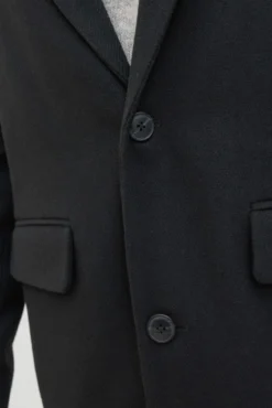 Abrigo cuello italiano
