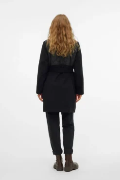 Abrigo midi doble maternity