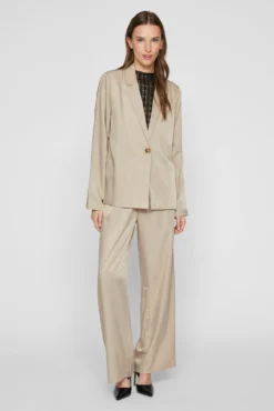 Americana blazer satinada