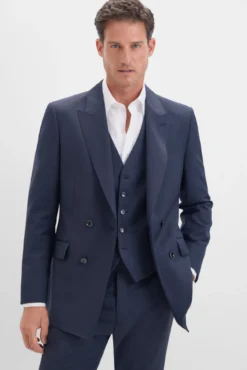 Americana cruzada slim fit