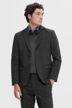 Americana de hombre slim fit tejido estilo jersey
