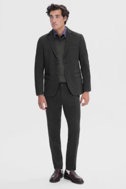 Americana de hombre slim fit tejido estilo jersey