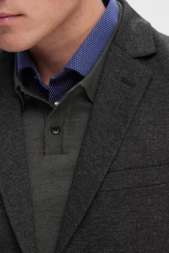Americana de hombre slim fit tejido estilo jersey