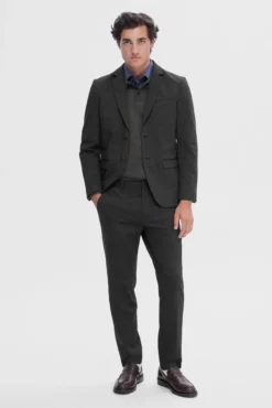 Americana de hombre slim fit tejido estilo jersey