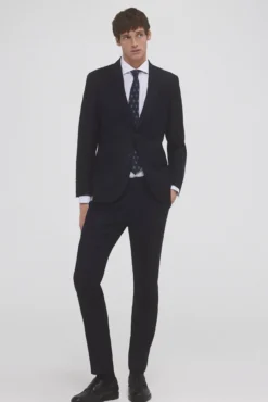 Americana de traje tejido ojo de perdiz