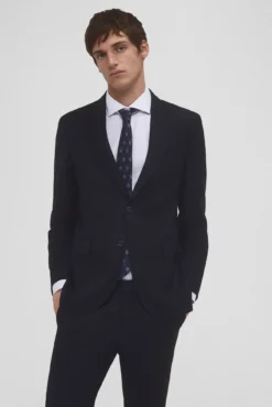 Americana de traje tejido ojo de perdiz