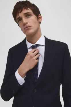 Americana de traje tejido ojo de perdiz