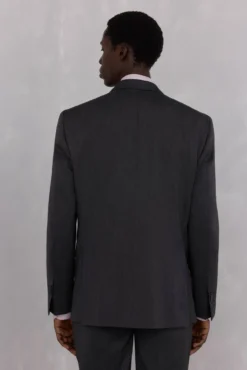 Americana estructura gris bi-stretch slim fit
