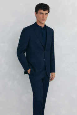 Americana ojo de perdiz bi-stretch slim fit