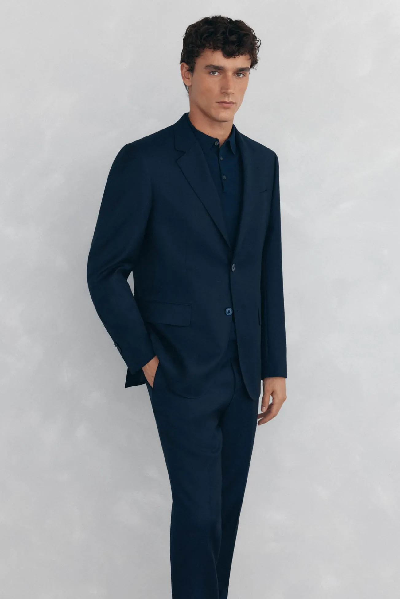 Americana ojo de perdiz bi-stretch slim fit
