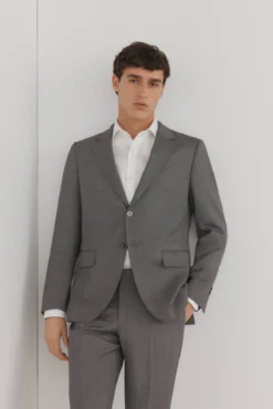 Americana ojo de perdiz bi-stretch slim fit