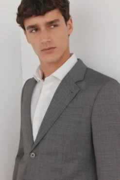 Americana ojo de perdiz bi-stretch slim fit