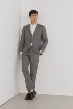 Americana ojo de perdiz bi-stretch slim fit