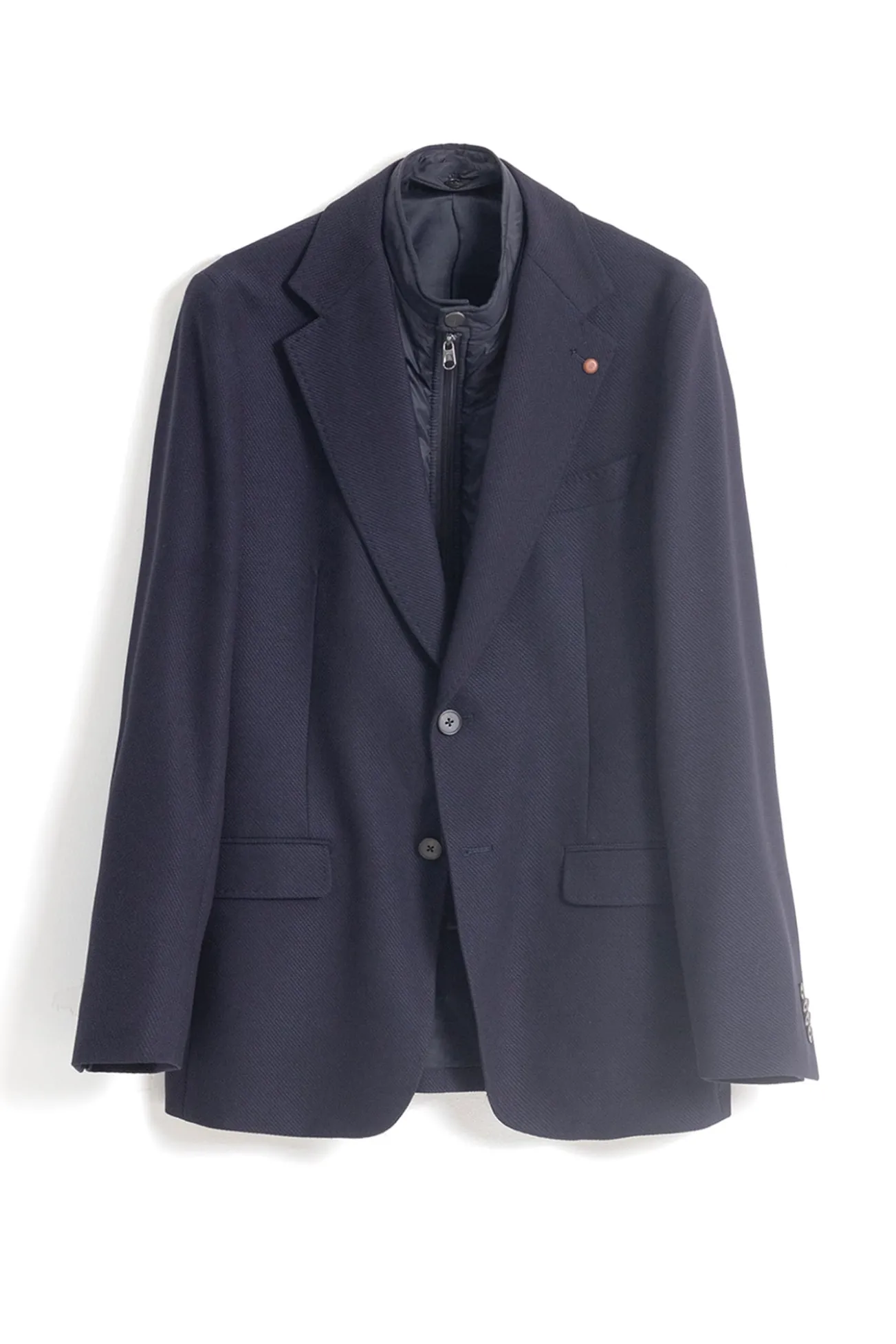 Americana slim cuello desmontable