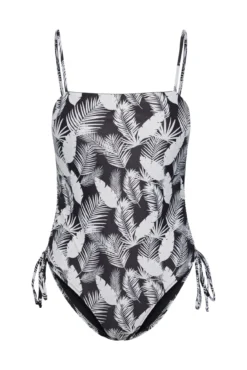 Bañador estampado con tirantes