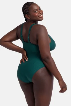 Bañador moldeador verde