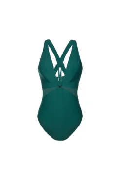 Bañador moldeador verde