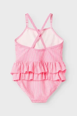 Bañador niña volante