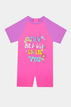 Bañador rosa para niña
