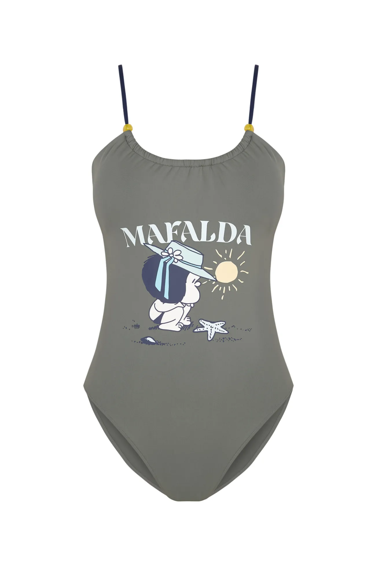 Bañador trikini kaki Mafalda