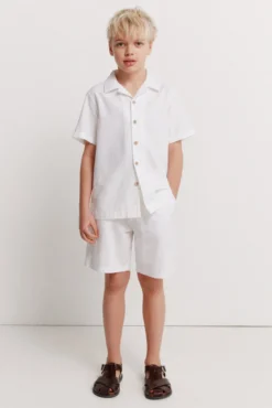 Bermuda chino lino para niño