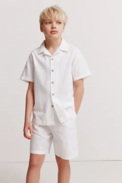 Bermuda chino lino para niño
