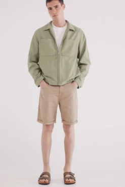 Bermuda color lavada slim fit