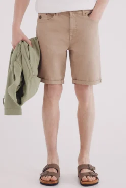Bermuda color lavada slim fit