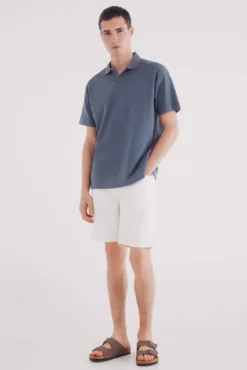 Bermuda color lavada slim fit