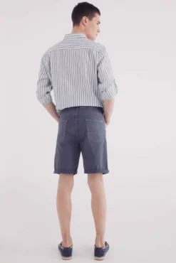 Bermuda color lavada slim fit