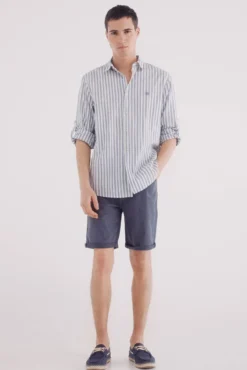 Bermuda color lavada slim fit