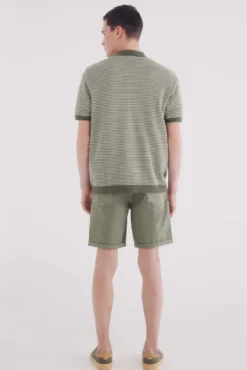 Bermuda color lavada slim fit