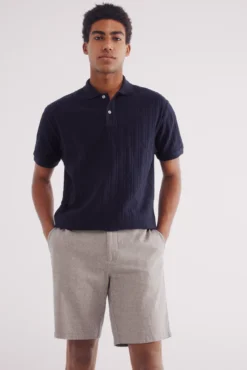Bermuda estructura color slim fit