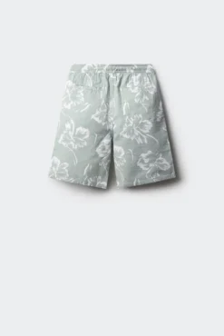 Bermuda floral para niño