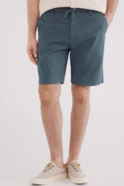 Bermuda piqué rayas comfort slim fit