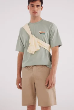 Bermuda popelín comfort fit
