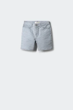 Bermudas denim rayas niño