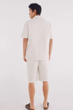 Bermuda seersucker relaxed fit