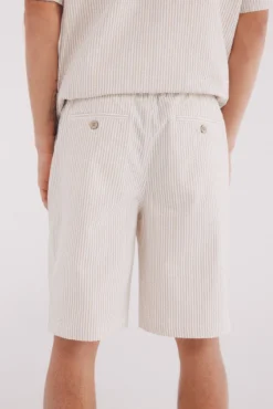 Bermuda seersucker relaxed fit