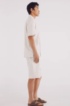 Bermuda seersucker relaxed fit