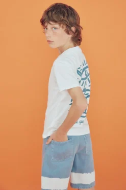Bermudas tye dye niño