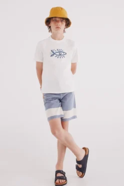 Bermudas tye dye niño