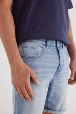 Bermuda vaquera básica slim fit