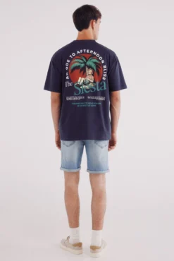 Bermuda vaquera básica slim fit