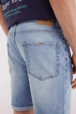 Bermuda vaquera básica slim fit