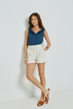 Bermuda vaquera regular fit
