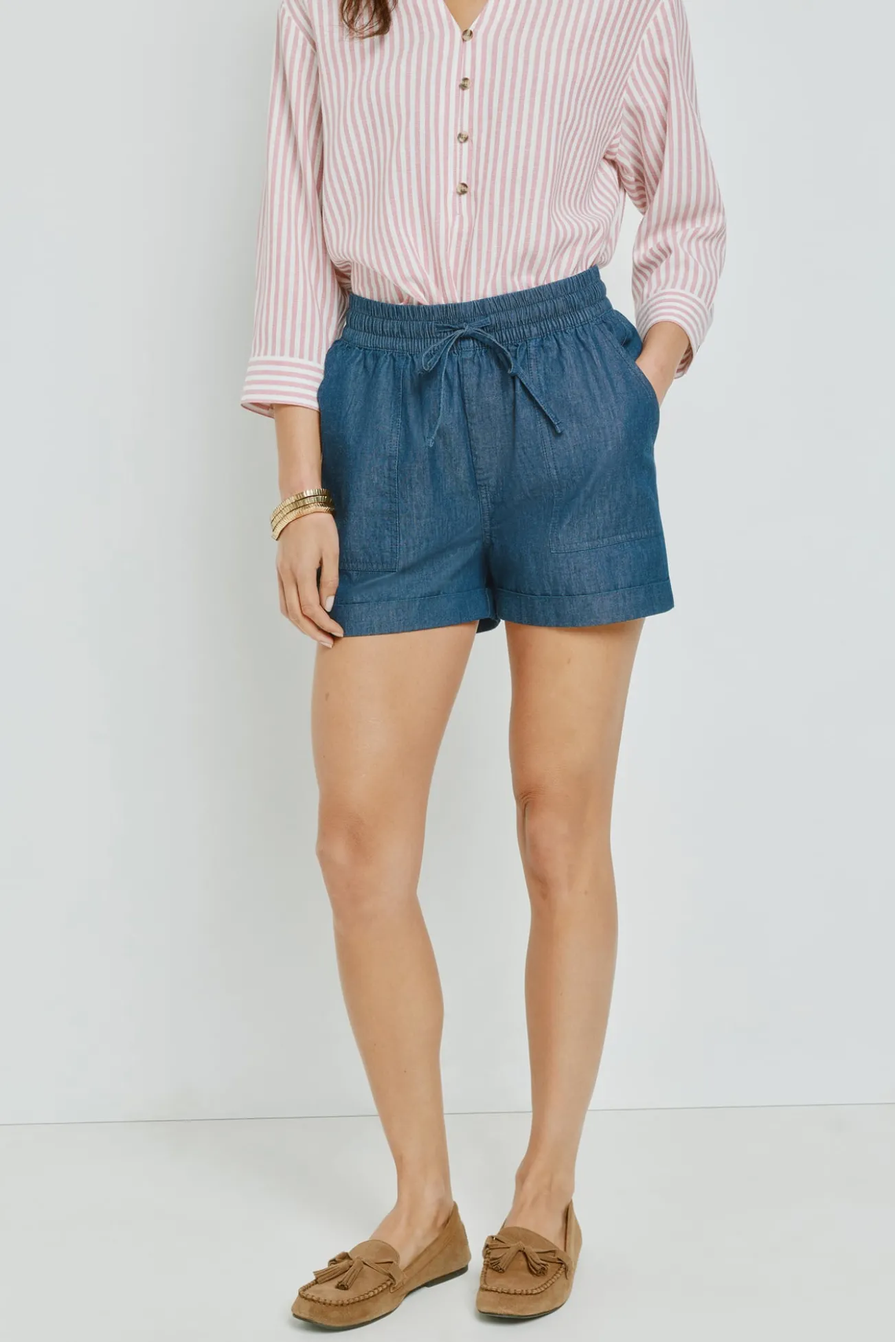 Bermuda vaquera regular fit