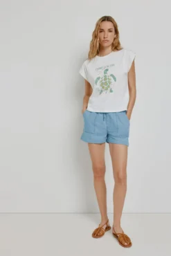 Bermuda vaquera regular fit