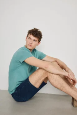 Bermuda vaquera regular fit
